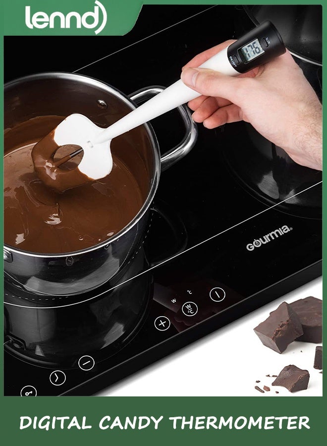 لينند مقياس حرارة رقمي للحلوى من LENND، قراءة فورية للمطبخ، مقياس حرارة للطهي، وقارئ درجة الحرارة، ومُحرك في واحد، مادة آمنة غذائيًا وخالية من مادة BPA - Image 2