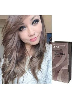 Berina Permanent Hair Dye Color Cream A38 Light Ash Blonde Color Made In Thailand.(By Ppr)  - Image 5
