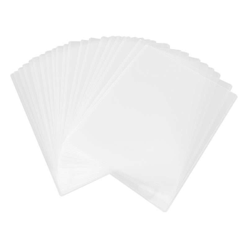 Rigid Hard Plastic Card Protectors 20pcs 8.5x11 Inch PVC Sheet Sleeves for Document Storage - Image 2