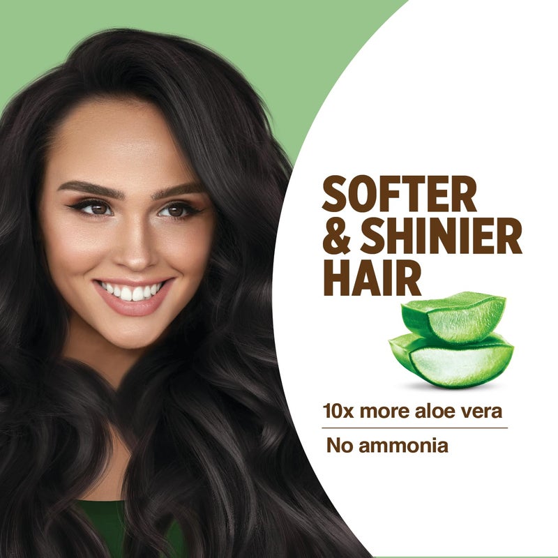 Godrej Expert Godrej Expert Rich Crme Hair Colour for Women Men DARK BROWN Shade 406 50ml 50g No Ammonia 10x Aloe Vera 100 Grey Coverage - Image 3