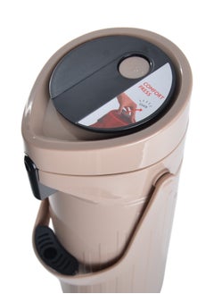 GAZELLA Plastic Comfort Press Tea & Coffee Flask 1.9 Liter Beige  - Image 4