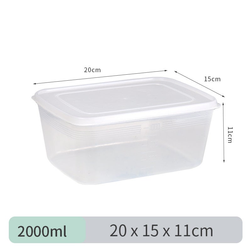 Refrigerator Storage Box Large Capacity Transparent Fresh-Keeping Storage Box Kitchen Storage Sealed Jar Fruit And Vegetable Food Organizer - Image 1