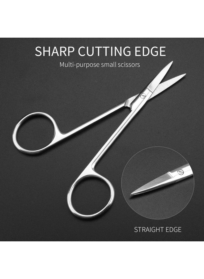 Facial Hair Small Grooming Scissors For Men Women Eyebrow Nose Hair Mustache Beard Eyelashes Ear Trimming Kit Fine Straight Tip Clippers For Hair Cutting Stainless Steel 1Pc - pzsku/ZE268D3CE0A6578E87F44Z/45/_/1720010130/168139f4-b6d5-4d10-b41e-2df46ba57af0