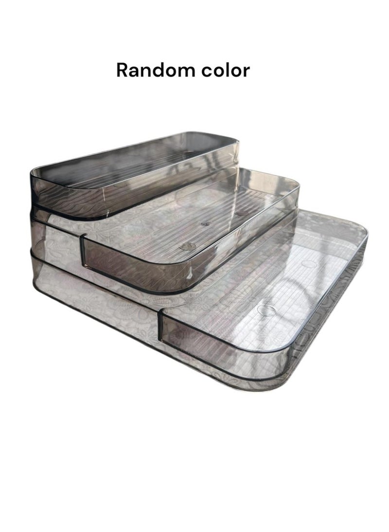 سلم اكليريك و منظم متعدد الاستخدامات للمكياج و سكين كير  لون عشوائي - Image 4