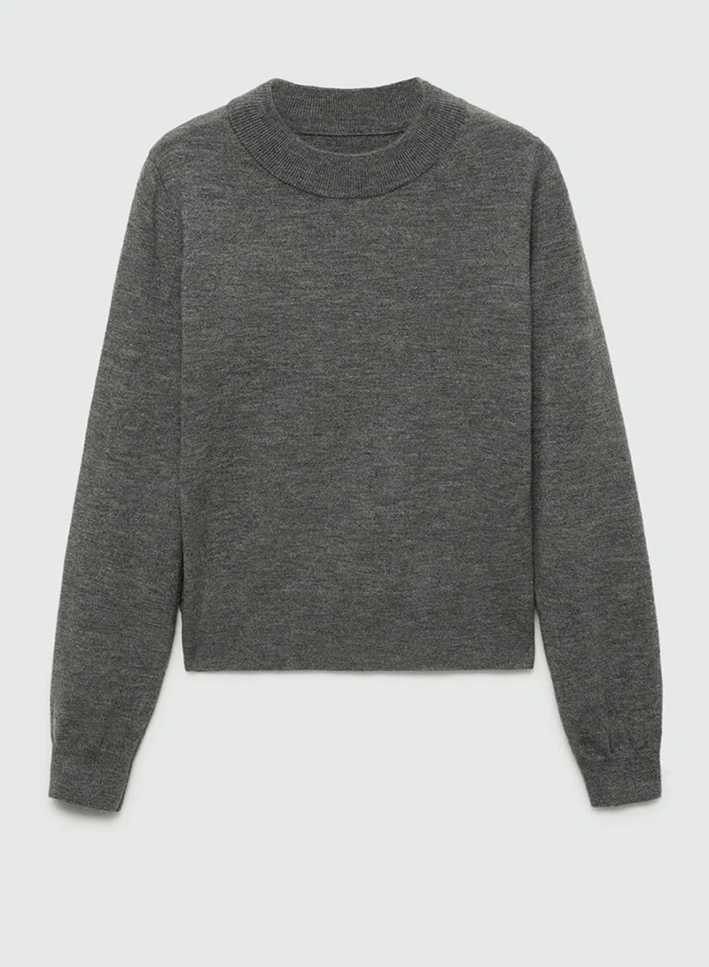 MANGO Crew Neck Sweater