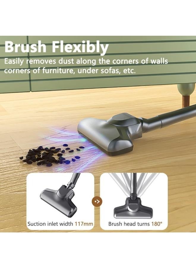 JAJEEK UV-C Ultraviolet 5-in-1 Vacuum Cleaner and Mite Removal Instrument, 10000Pa Strong Suction Power, with LCD Screen Display Three-Speed Adjustment, Suitable for Household and Car Cleaning - Image 4