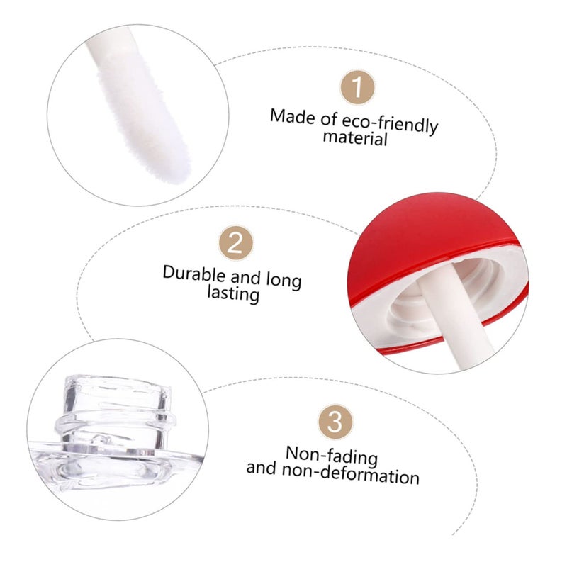 Outanaya 25sets Heart-shaped Lip Color Bottles Travel-friendly Lip Gloss Tubes for Custom Lipstick Creation for Fun Projects Family and Friends - Image 5