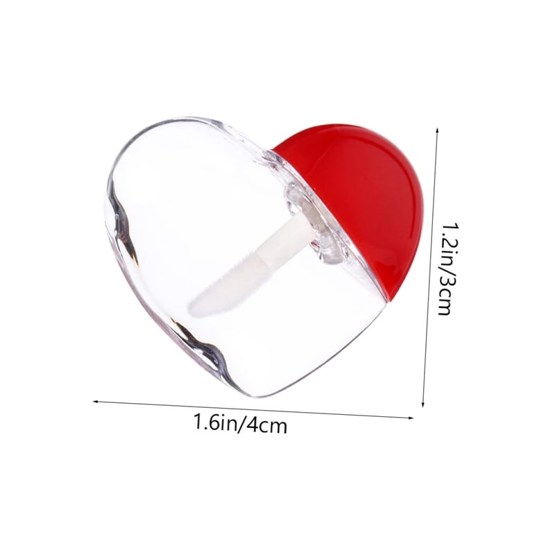 Outanaya 25sets Heart-shaped Lip Color Bottles Travel-friendly Lip Gloss Tubes for Custom Lipstick Creation for Fun Projects Family and Friends - Image 2