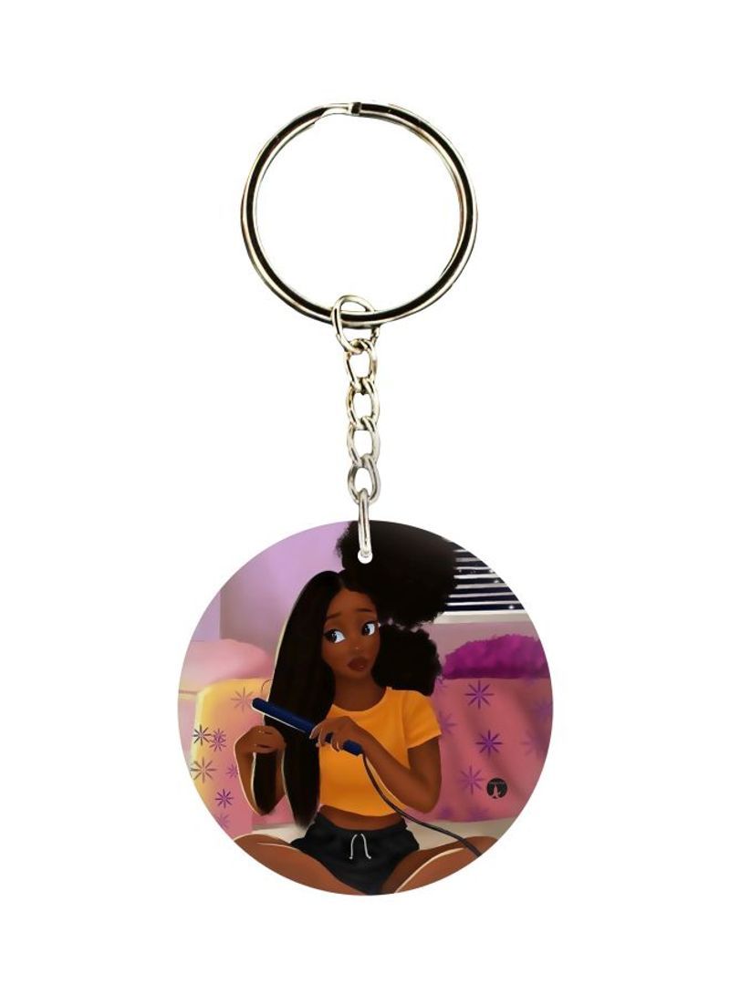 RKN Printed Single Sided Keychain