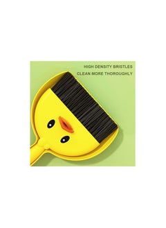 Generic 1 Piece Multi-purpose Mini Scoop and Scoop Scoop Scoop and Scoop Broom Set, Yellow Duck Cartoon Baby Broom  - Image 4