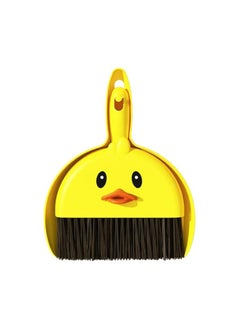 Generic 1 Piece Multi-purpose Mini Scoop and Scoop Scoop Scoop and Scoop Broom Set, Yellow Duck Cartoon Baby Broom  - Image 1