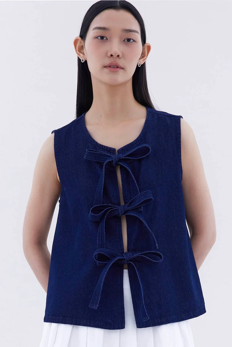 ذا اديتورز ماركت Kimera Front-Tie Top