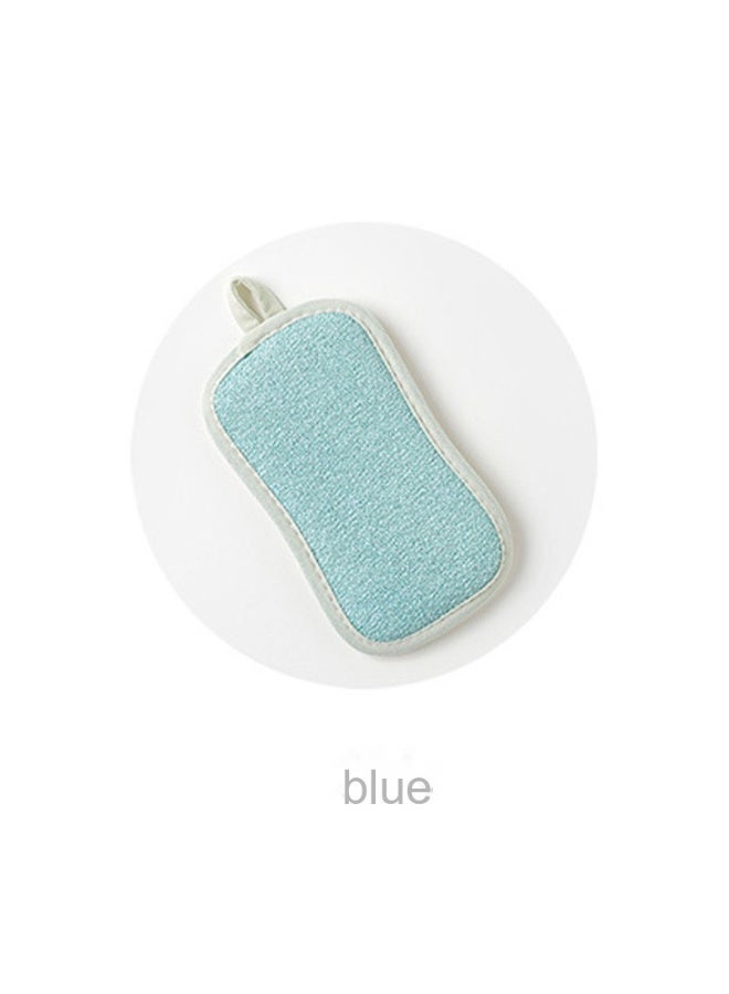 NIBEMINENT 4 Pack Kitchen Scrub Sponge Dual Action Washing Up Cleaner Heavy Duty Scouring Pads Household Cleaning Wash Cloth (4) - Image 1