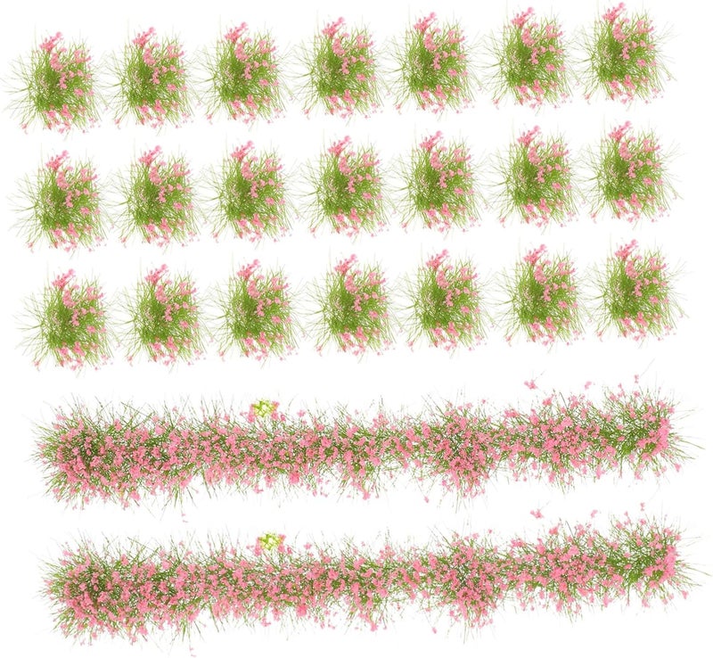 Market multi-use trusted quality 23pcs Realistic Plastic Miniature Trees Miniature Model Trees for Train Scenery Craft for Dollhouse Decor Storage burden minimized build - Image 1