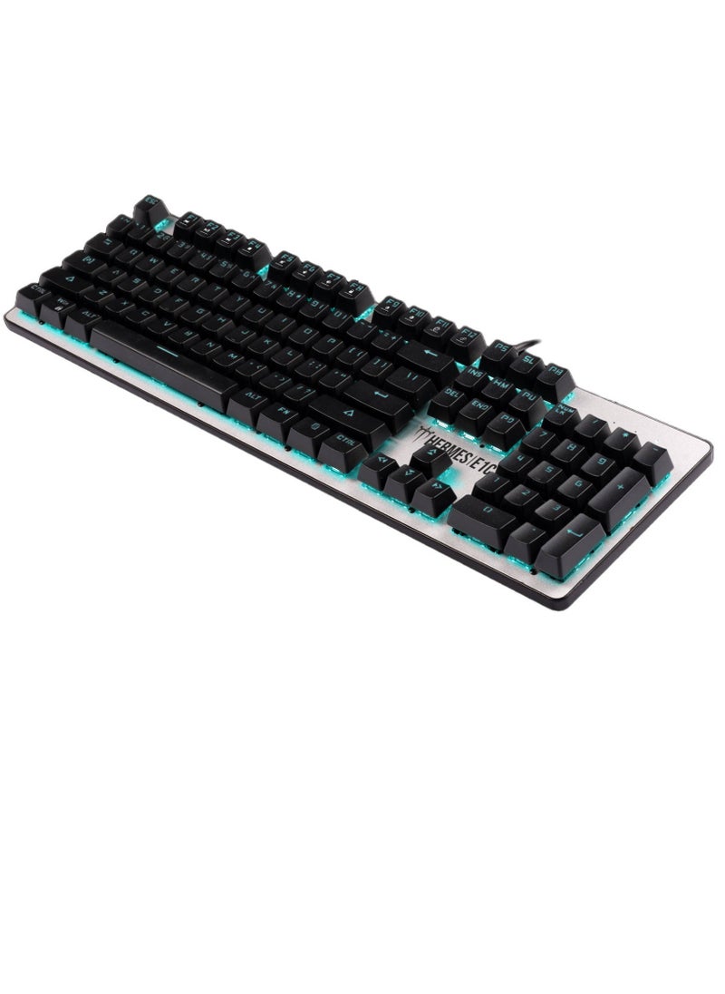 GAMDIAS - HERMES E1C 3-IN-1 Gaming COMBO ( Gaming Keyboard Multi-Colored Mechanical Keyboard – Gaming Mouse Lighting 3200 DPI  – Non-Slip Gaming Mouse Mat 240 x 180 x 3 mm ) - Image 1