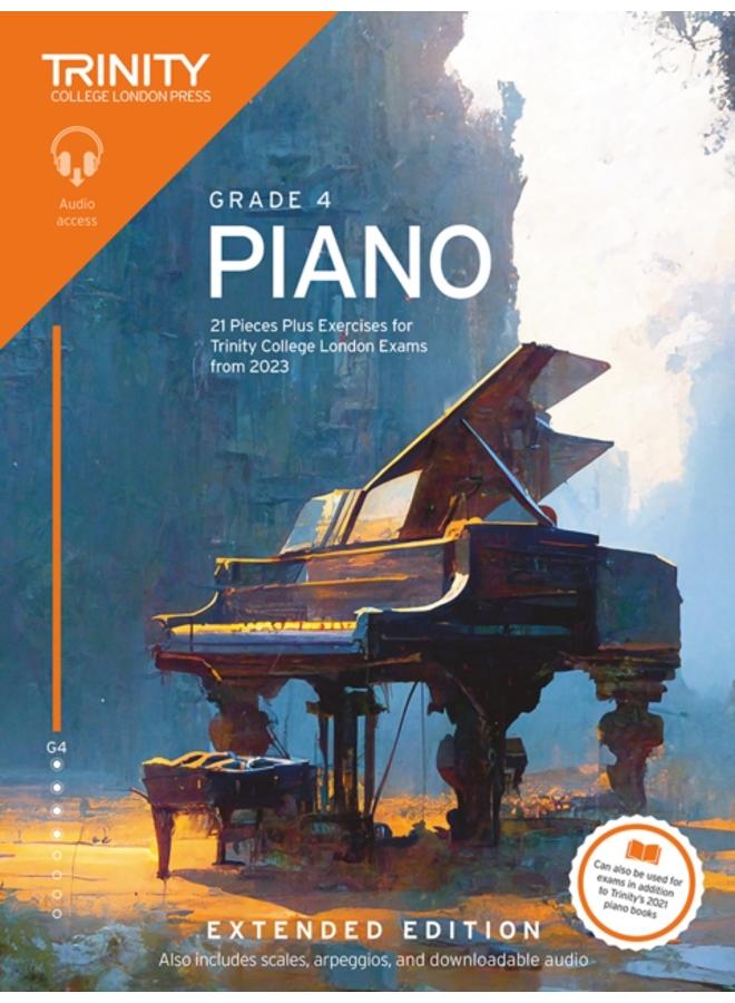Trinity College London Piano Exam Pieces Plus Exercises from 2023: Grade 4: Extended Edition 