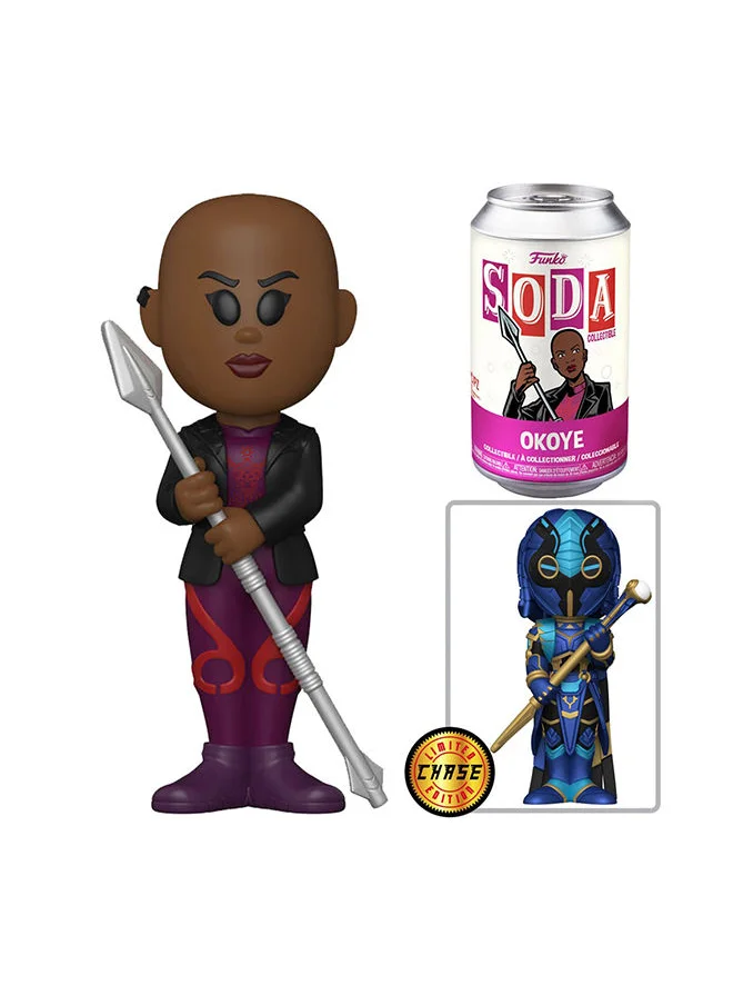 Funko Vinyl SODA Marvel Black Panther Wakanda Forever - Okoye w/chase, Collectible Action Vinyl Figure - 68804