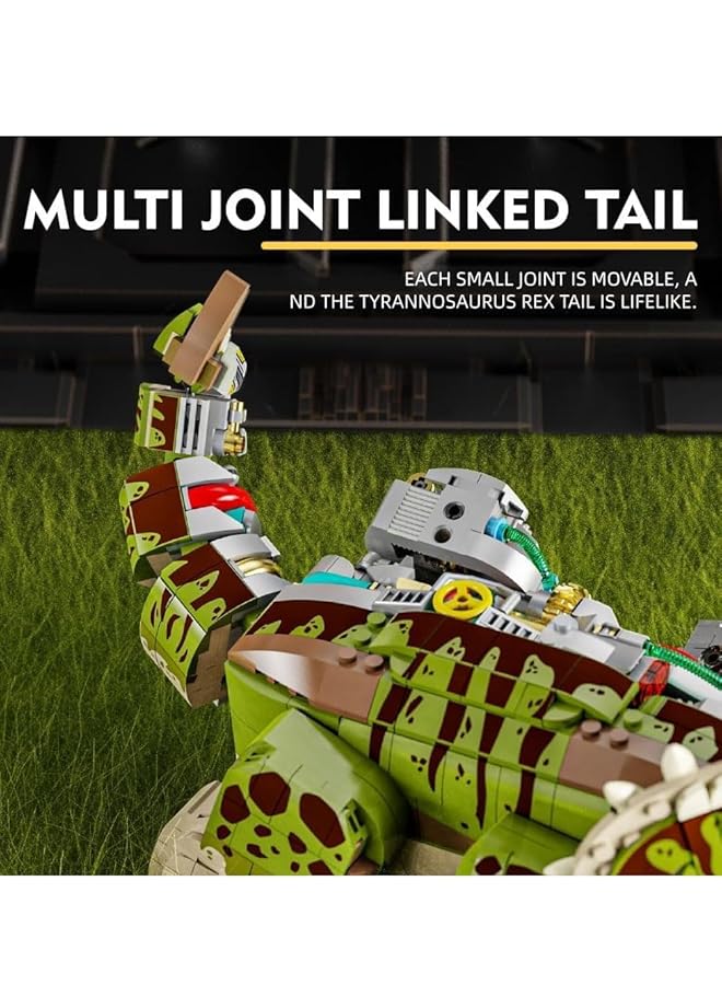 KASTWAVE Dinosaur Building Set 1368 Pieces Triceratops Blocks Compatible With Lego Perfect Gift For Adults & Kids Fun Dino Challenge Toy - Image 5