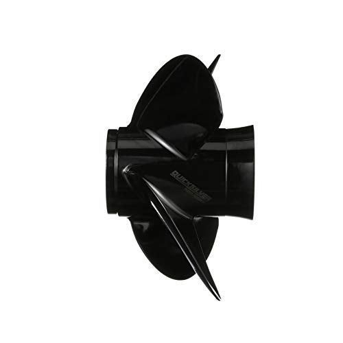 Quicksilver بروبلر ألمنيوم 4 شفرات كويك سيلفر نيمسيس، 14" قطر × 17" ميل، يد يمين - Image 4