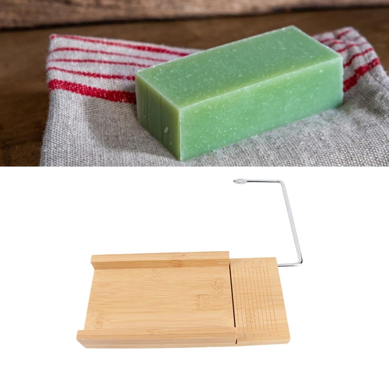 Wooden Soap Making Kit With Flexible Loaf Mould Cutter And Storage Box - Image 3