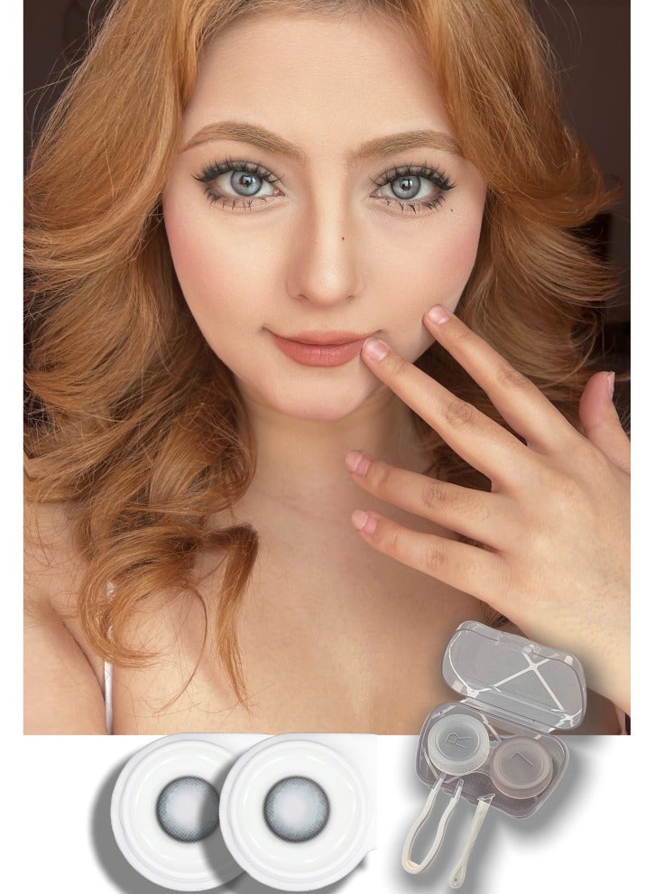 أروى أوبرا بلو تون سنويا الملونة للجنسين العدسات اللاصقة التجميلية ، لا التكبير - Image 3