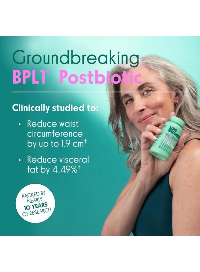 Love Wellness Hello Burn Activate | Support Visceral Fat Burn with HT BPL1 Postbiotic | Supports Healthy Waist Circumference, Longevity and Metabolic Wellness | 30 Count - Image 3