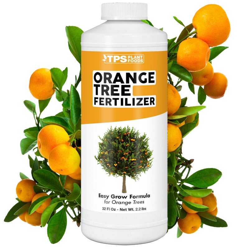 TPS NUTRIENTS Orange Tree Fertilizer, Complete Liquid Orange Tree Citrus Plant Food, 32 oz (1 Quart) - Image 1