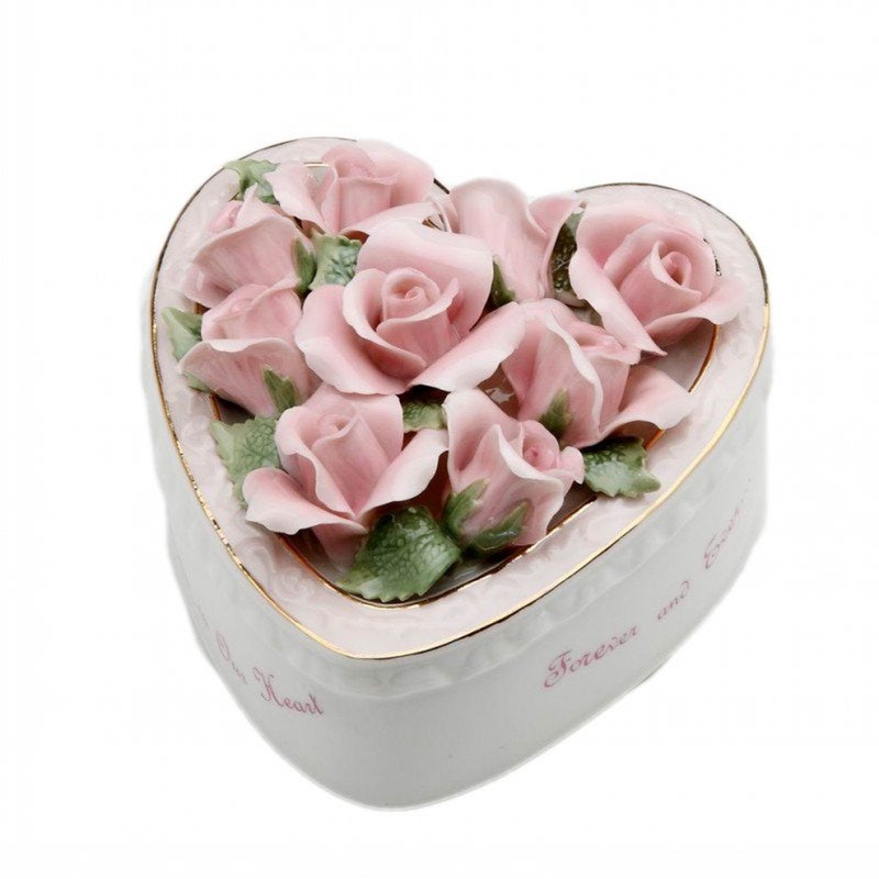 Cosmos 10609 Fine Porcelain Suberto Musical Collection Figurine 418Inch for Mother Pink