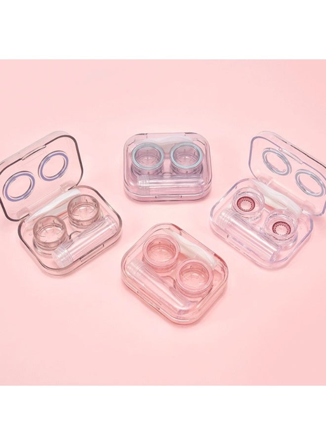 4PCS Contact Lens Case Colorful Contact Lens Container Holder Outdoor Portable Mini Contact Lens Soak Storage Kit for Daily Outdoor - Image 5