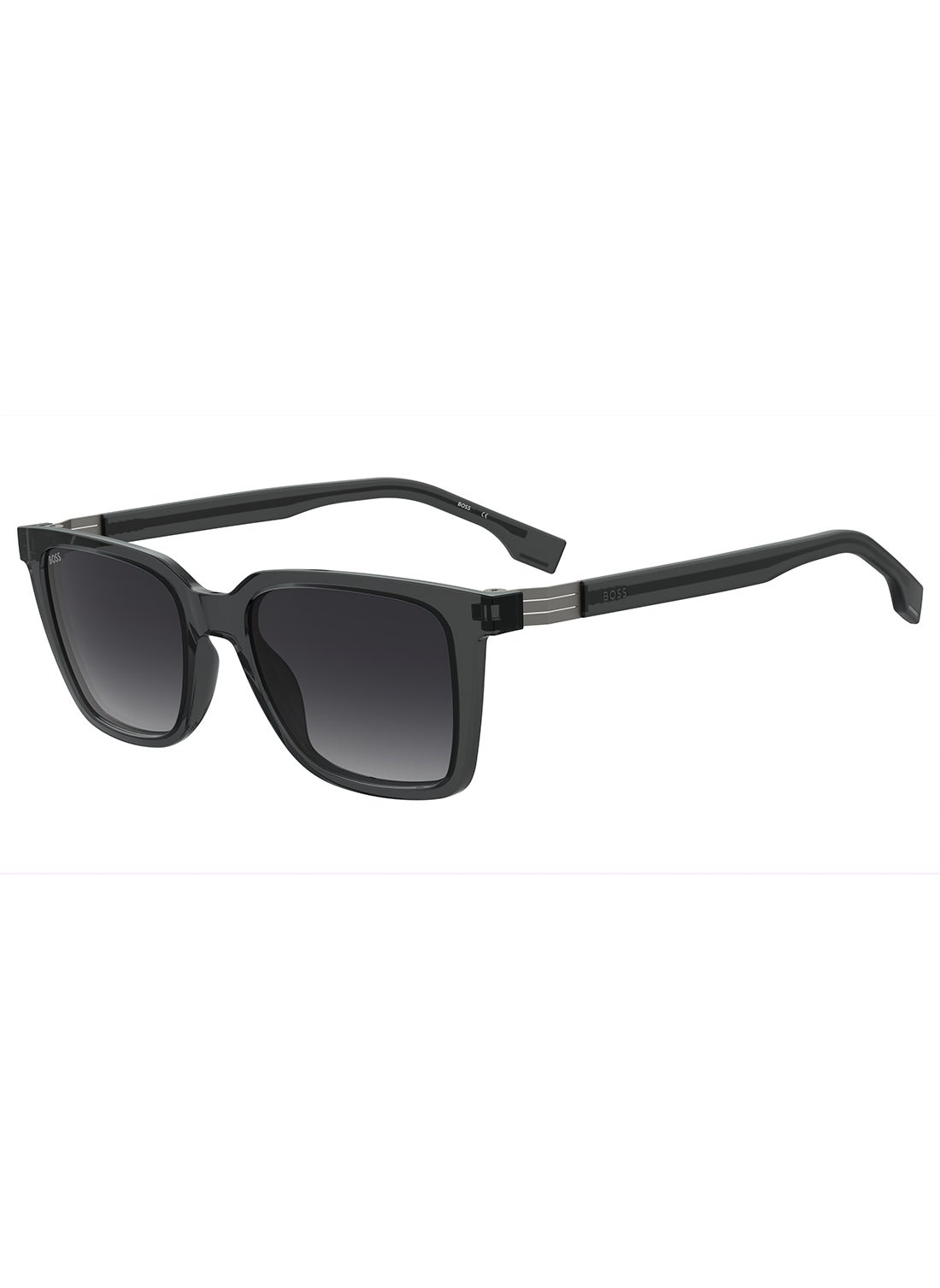 HUGO BOSS Men's UV Protection Rectangular Sunglasses - Boss 1574/S Grey Millimeter - Lens Size: 53 Mm 