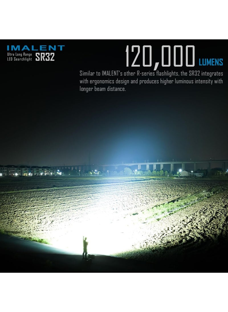 IMALENT - IMALENT SR32 Brightest Flashlight 120,000 Lumens, Rechargeable Flashlight - Image 1