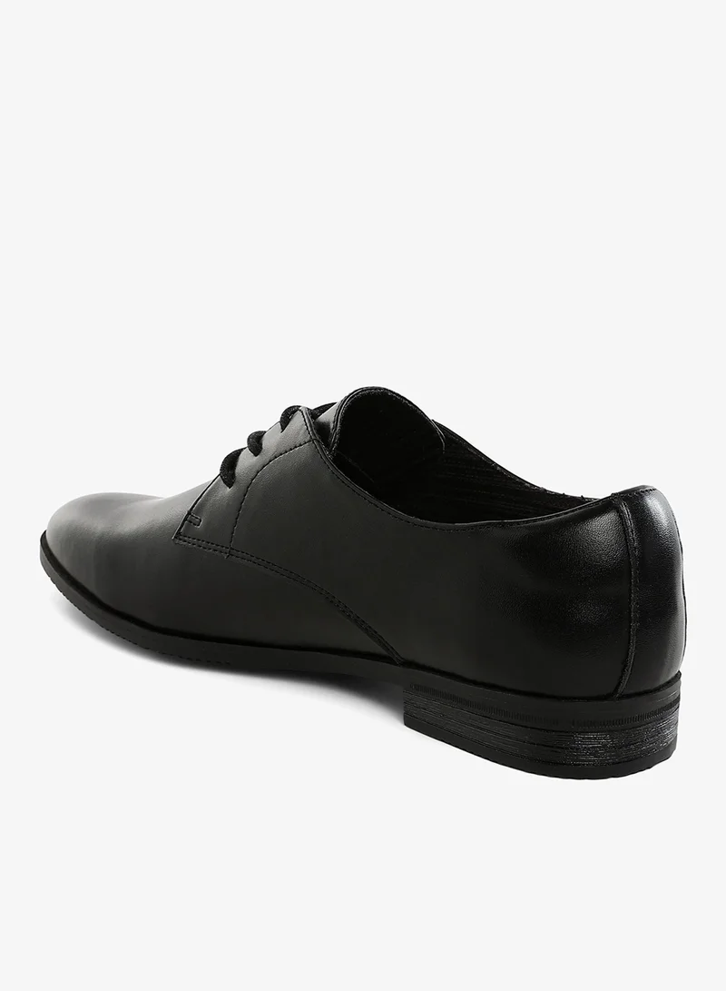London Rag Black London Rag Men's Minimalist Derby Shoes in Black for Men | Best Price UAE