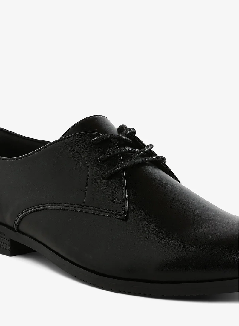 London Rag Black London Rag Men's Minimalist Derby Shoes in Black for Men | Best Price UAE