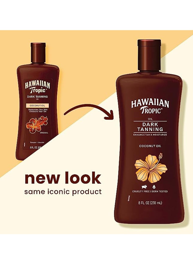 HAWAIIAN Tropic Dark Tanning Oil Coconut Oil 236 Ml  - Image 3