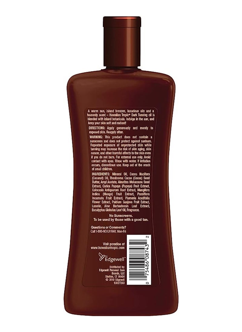 HAWAIIAN Tropic Dark Tanning Oil Coconut Oil 236 Ml  - Image 2