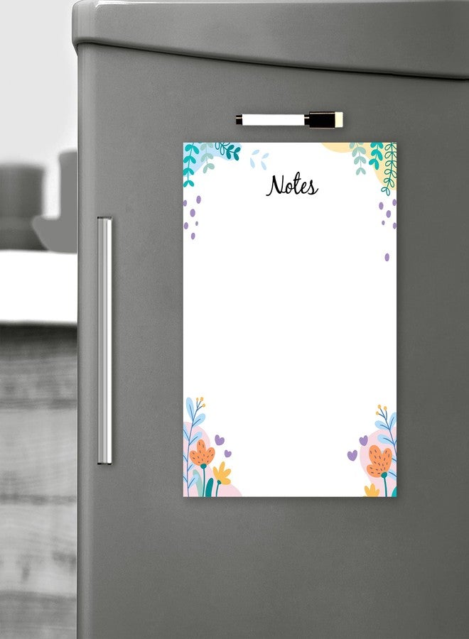 Rousrie Magnetic Sheet Magnetic White Board Fridge Magnet with Marker for Multipurpose Uses Weekly Meal Planner, Making to Do List (Design 3) - Image 1