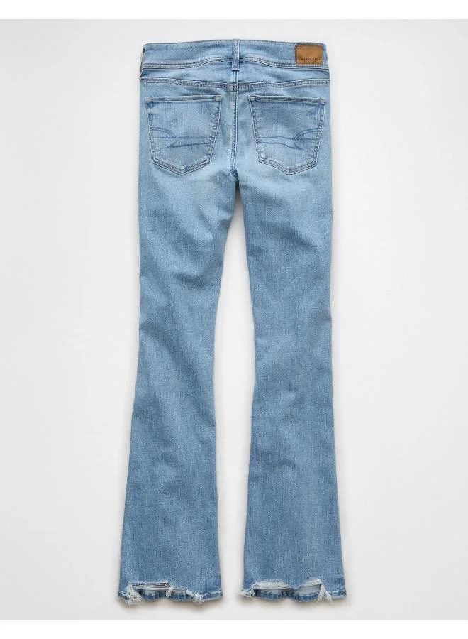 امريكان ايجل AE Next Level Low-Rise Kick Bootcut Jean