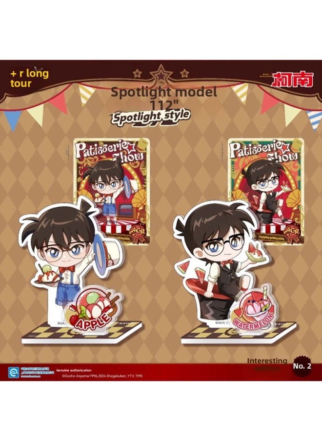 Card Tour Detective Conan Li Pai Reasoning Picture Enigma Interesting Edition 2nd Elastic Animation Surrounding Acrylic Ornaments Millet-Color:1 Conan Starlight Edition, 12 Packs In A Box (retail 30 Yuan Package)  - Image 5