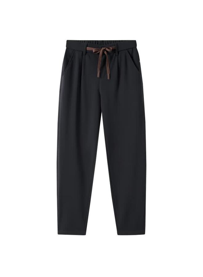 Markless Men's Casual Pants, Autumn And Winter, Draping, Easy-care, Smart Trousers, Four-way Stretch, Versatile, Simple Long Pants 4855, Gray, Size 32 - Image 4