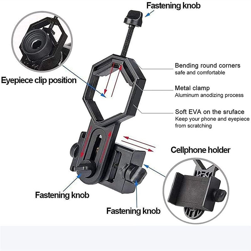 Ritmo Universal Phone Bracket Mount Adapter Smartphone Holder for Fits Almost All Smartphone - Image 4