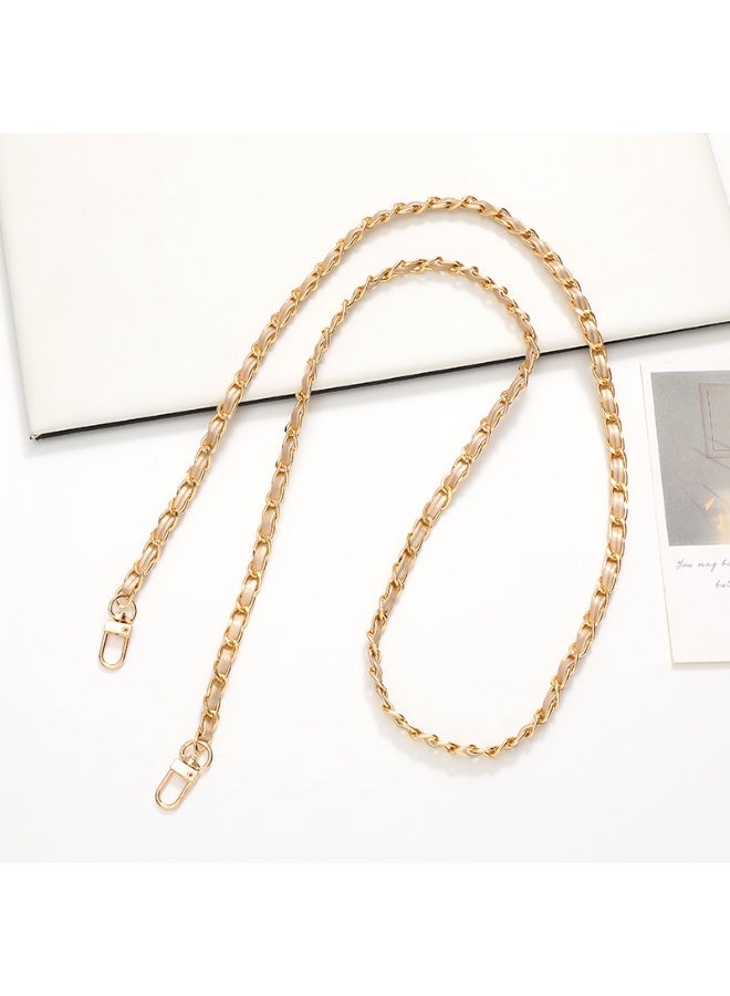 NIBEMINENT Phone Charm/ Chain Strap for Women Girls, Leather Cross Body Cell Phone Case Lanyard Wrist Strap，K2174/Golden