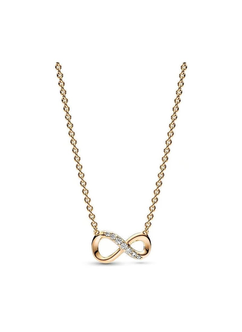 Generic Cubic Zirconia Versatile Classic Women's Gold Necklace  - Image 2