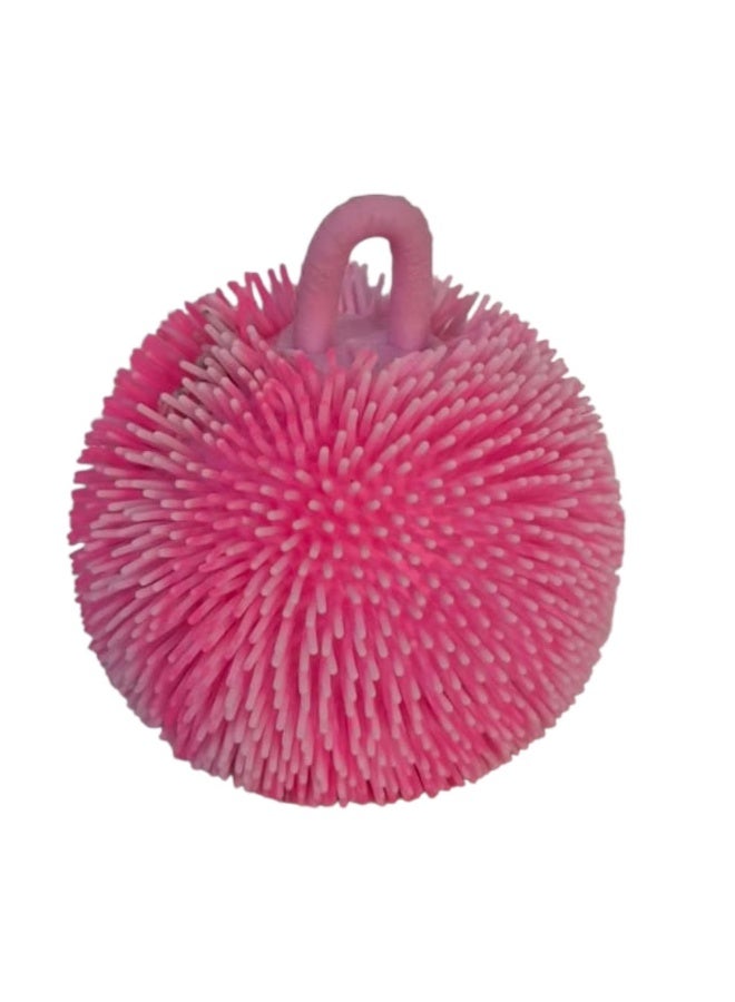 Needoh 8CM Colourful Neon Squeeze Puffer Ball Squishy Sensory Soft Balls - Image 3