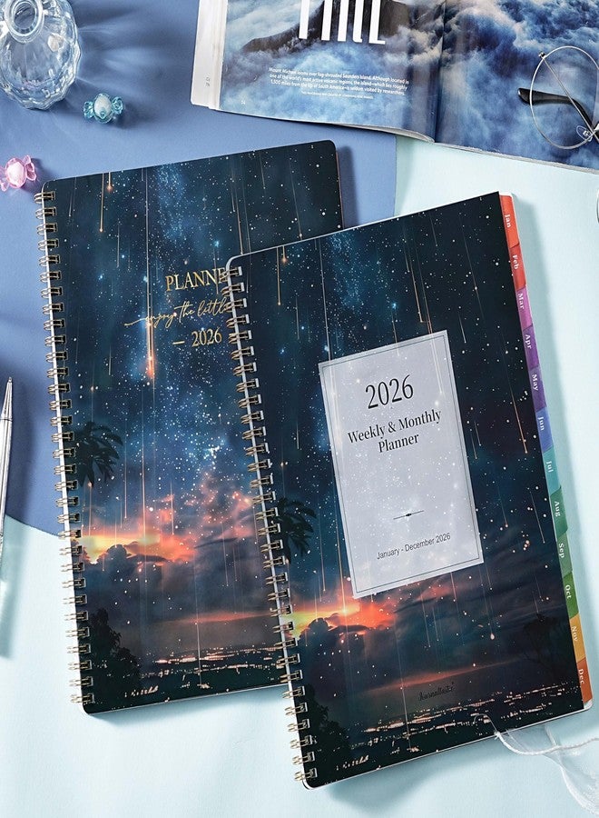 Journaltastic 2026 Planner - Planner 2026, January 2026 - December 2026, Weekly and Monthly Planner, 8.5" x 11", 26 Calendar Monthly Planner - Image 2