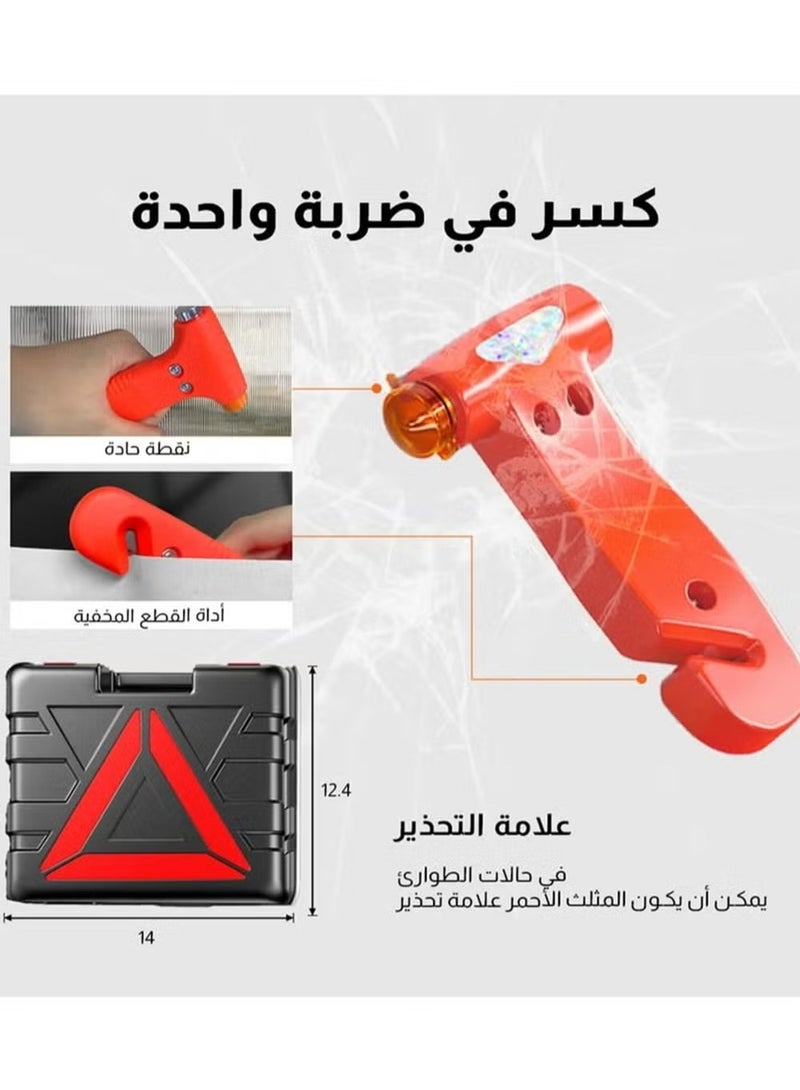 كادي ون مجموعة رافعة كهربائية هيدروليكية للسيارة 12 فولت 5 طن مع مضخة هواء متعددة الوظائف 3 في 1 مناسبة لجميع موديلات السيارات - Image 3