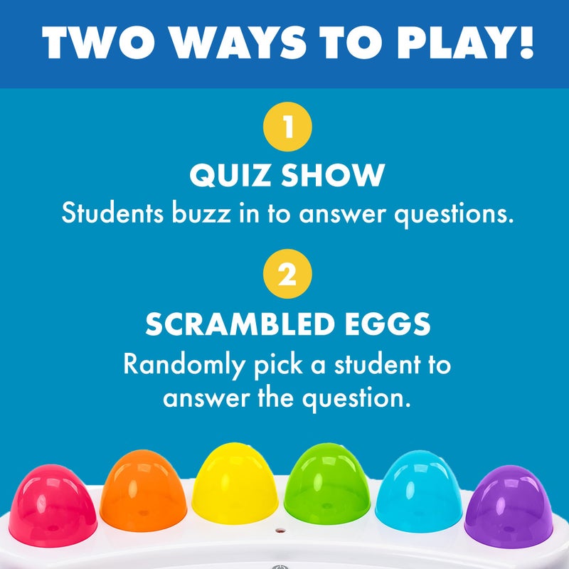 Educational Insights Wireless Eggspert 2.4 GHz - Classroom Games and Buzzers, Teacher and Classroom Must Haves, Back to School Supplies - Image 5