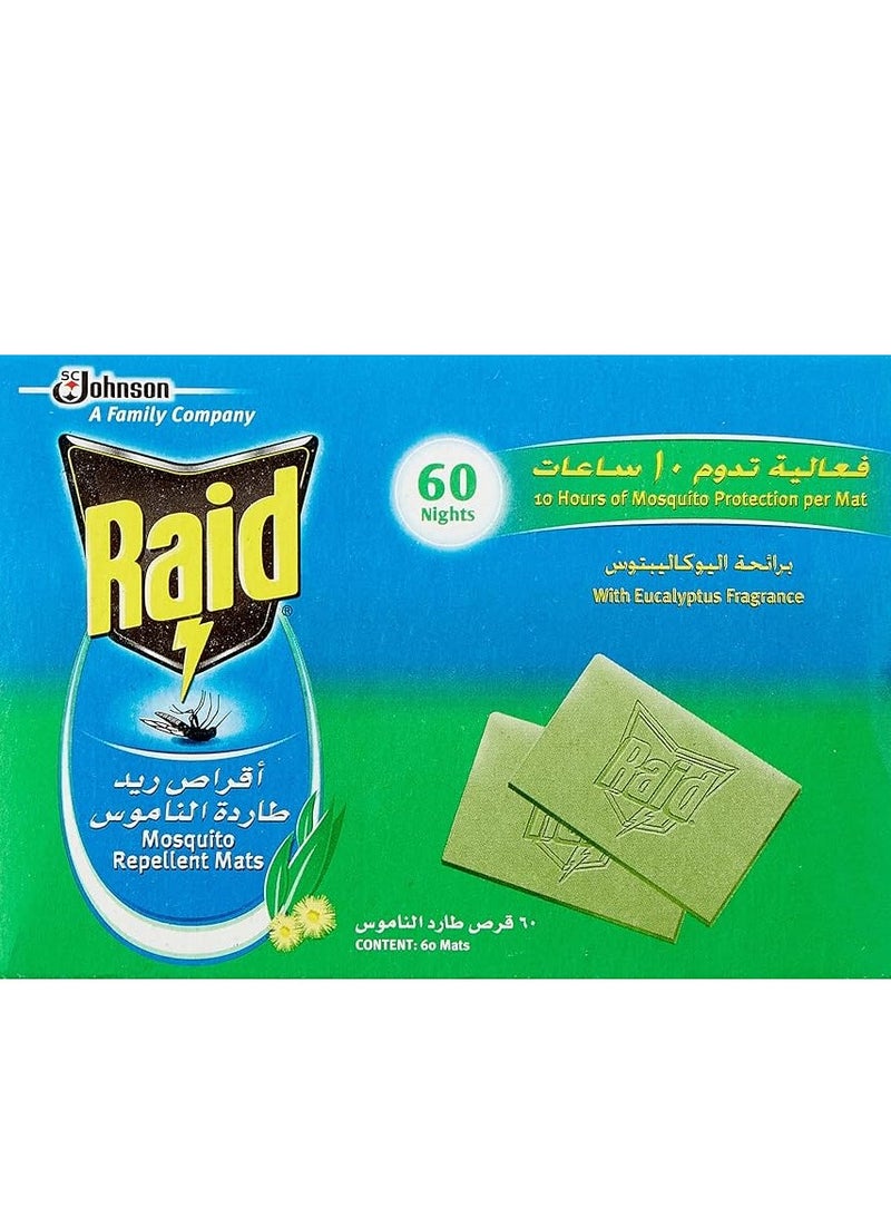 RAID 60-Piece Repellent Mats