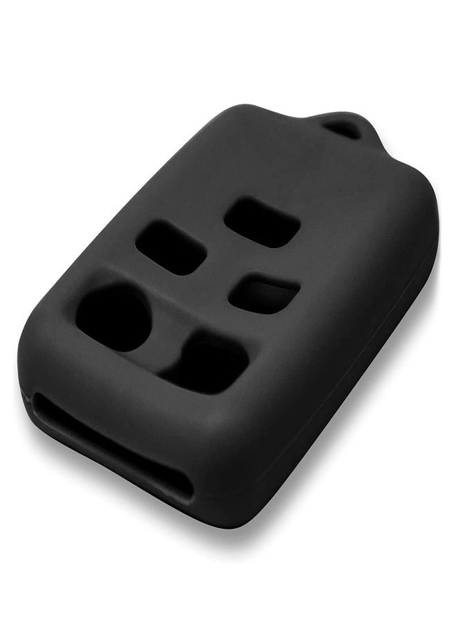 Keyless2Go Replacement for New Silicone Cover Protective Case for 5 Button Remote Key Fob with FCC CWTWB1U511 - Black - (2 Pack) - Image 2