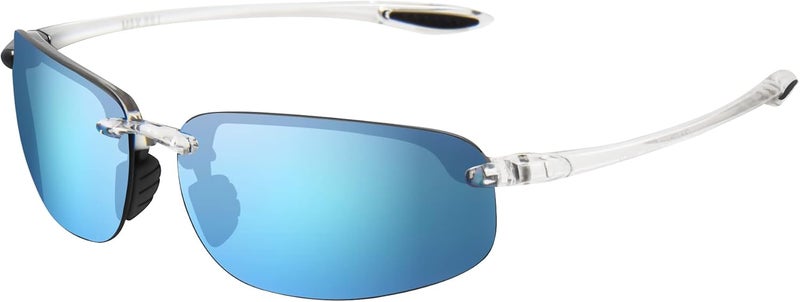 JULI Eyewear نظارات JULI الرياضية للرجال والنساء إطار TR90 بدون حواف للجري وصيد الأسماك والبيسبول والقيادة MJ8001 - Image 1