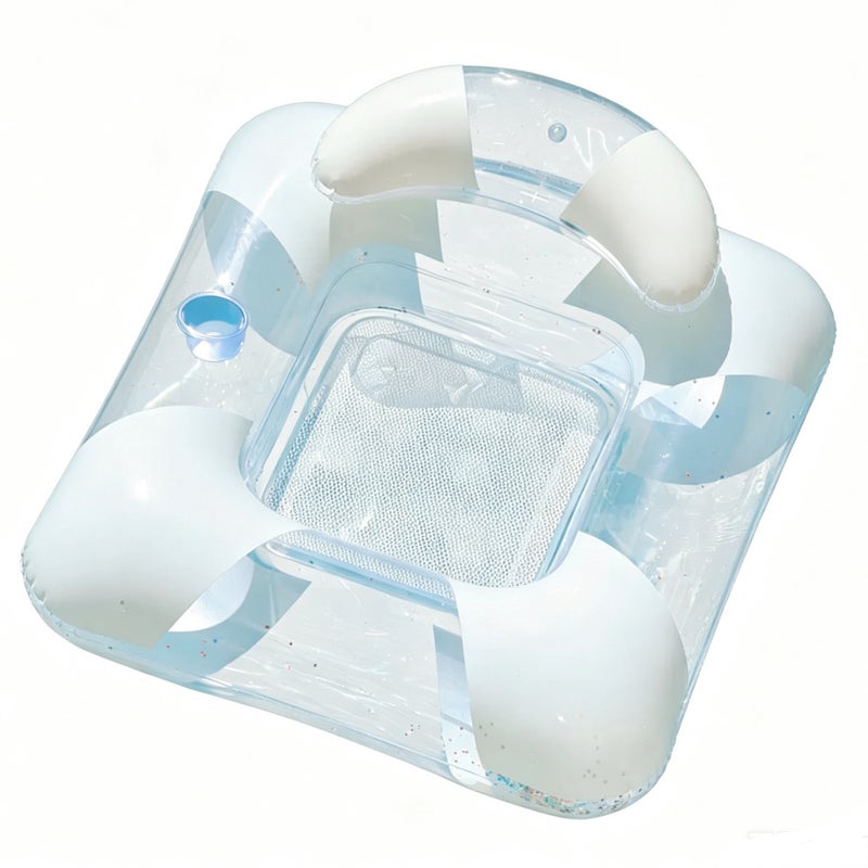 Kids Inflatable Swim Ring with Sequins - Image 5